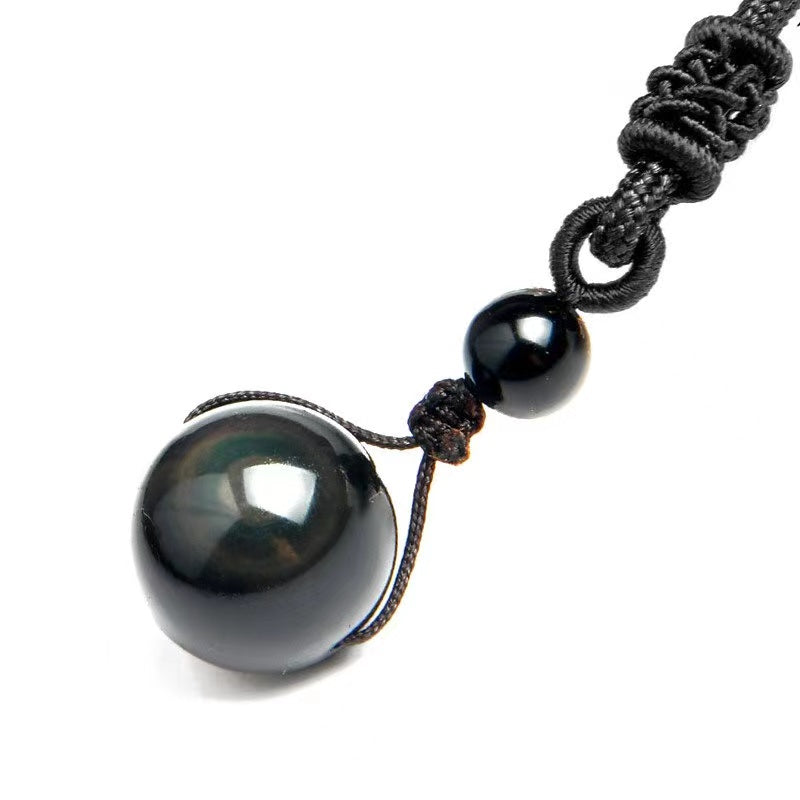 Rainbow Obsidian Necklace - Eye of Truth