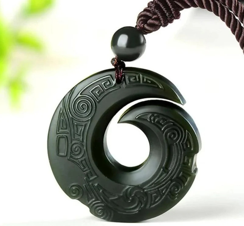 Hetian Jade Pendant Manifesting Necklace