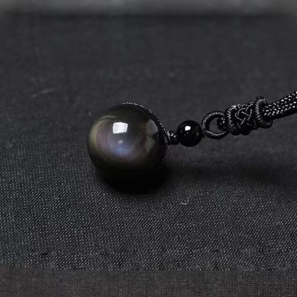 Rainbow Obsidian Necklace - Eye of Truth