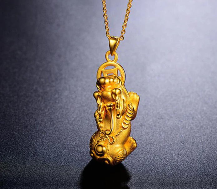 Gold Pixiu Necklace