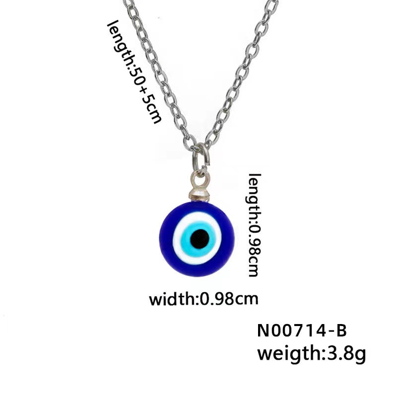 Blue Evil Eye Protection Necklace