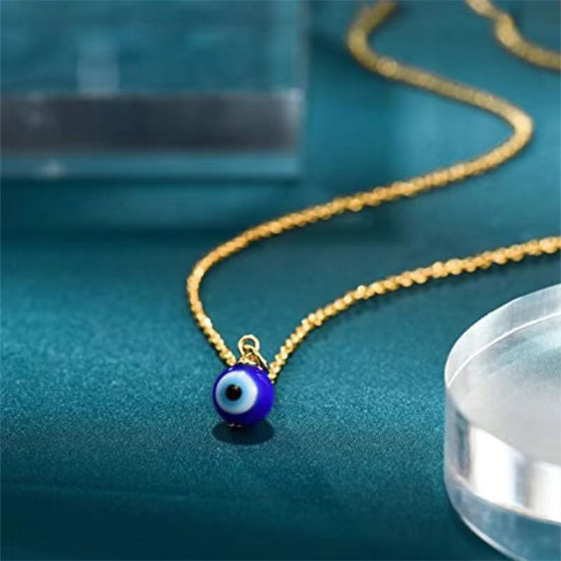 Blue Evil Eye Protection Necklace