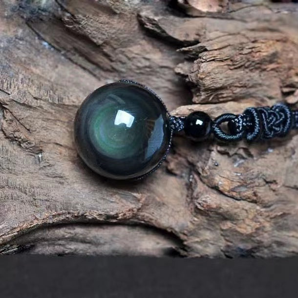 Rainbow Obsidian Necklace - Eye of Truth