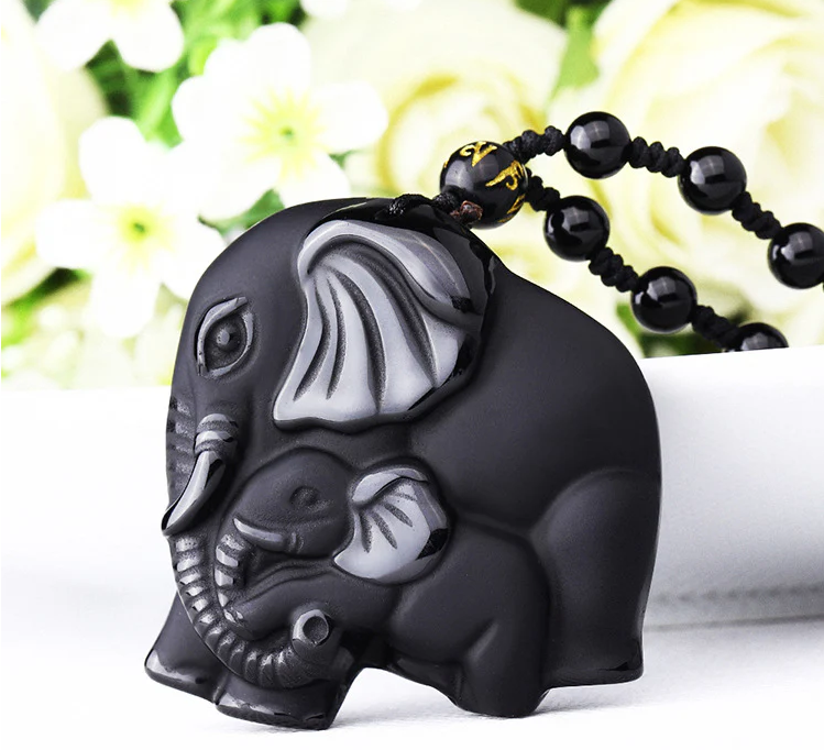 Mom and Baby Elephant Necklace - Inspire Familial Love